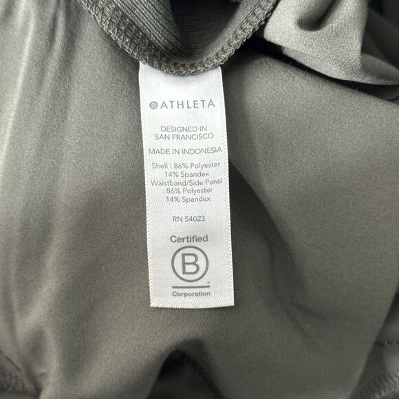 Athleta Pants Women 2 Gray Elation Pant Workout Gym Athleisure‎ Neutral - Picture 8 of 10